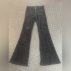 Flared corduroy pants